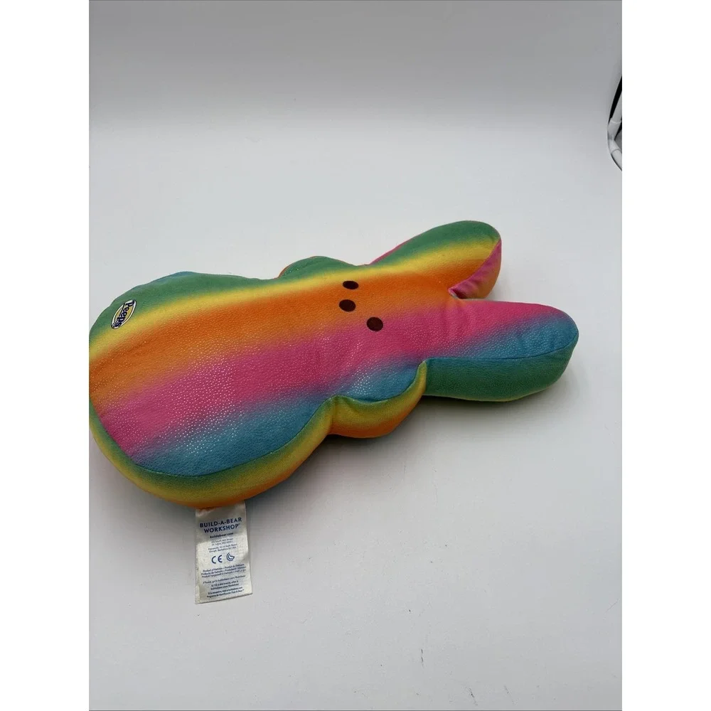 Build A Bear Peeps Plush Rainbow Colored‎ 16 Inches Tall Easter Preowned
